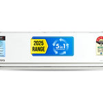 MarQ by Flipkart 2025 1.5 Ton 5 Star Split Inverter 5-in-1 Convertible with Turbo Cool Technology AC - White  (155IPG25WQ, Copper Condenser)