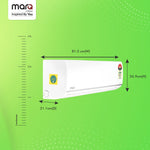 MarQ by Flipkart 2025 1 Ton 5 Star Split Inverter 5-in-1 Convertible with Turbo Cool Technology AC - White  (105IPG25WQ, Copper Condenser)