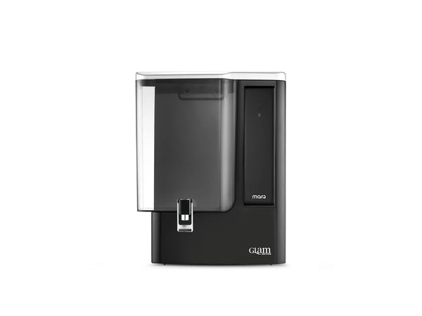 MarQ by Flipkart Glam Edition India 1st BIS (IS 16240 :2023) CM/L8100159306 8 L RO + UV + UF + TDS + ALK + Copper Water Purifier  (Black)