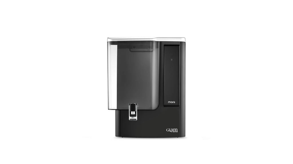 MarQ by Flipkart Glam Edition India 1st BIS (IS 16240 :2023) CM/L8100159306 8 L RO + UV + UF + TDS + ALK + Copper Water Purifier  (Black)