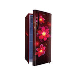 MarQ by Flipkart 183 L Direct Cool Single Door 2 Star Refrigerator with Aroma Lock Technology & Toughened Glass Shelves  (DAHLIA WINE, 180BD2MQ24-DW)