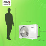 MarQ by Flipkart 2025 1 Ton 5 Star Split Inverter 5-in-1 Convertible with Turbo Cool Technology AC - White  (105IPG25WQ, Copper Condenser)