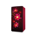 MarQ by Flipkart 183 L Direct Cool Single Door 2 Star Refrigerator with Aroma Lock Technology & Toughened Glass Shelves  (DAHLIA WINE, 180BD2MQ24-DW)