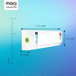 MarQ by Flipkart 2025 1.5 Ton 5 Star Split Inverter 5-in-1 Convertible with Turbo Cool Technology AC - White  (155IPG25WQ, Copper Condenser)