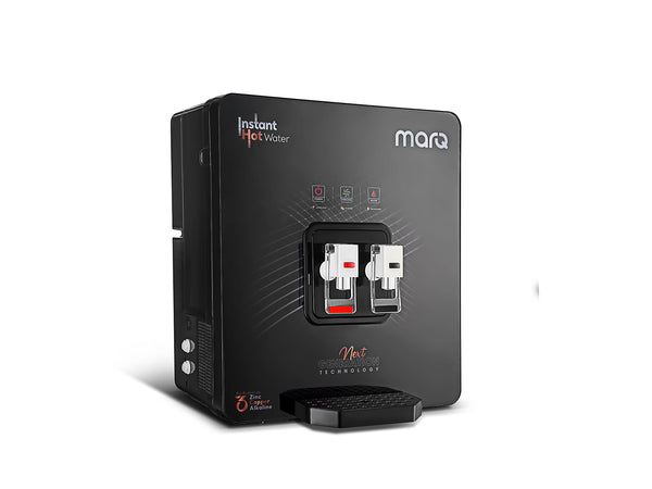 MarQ by Flipkart Next Gen Black India 1st BIS (IS 16240 :2023) CM/L8100159306 8 L RO + UV + MTDS - Hot & Ambient Water Purifier  (Black)