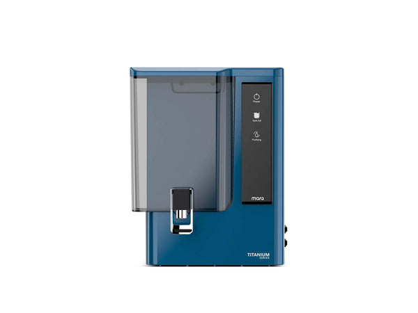MarQ by Flipkart Titanium Special Blue India 1st BIS (IS 16240 :2023) CM/L8100159306 8 L RO + UV + UF + TDS + ALK + Copper Water Purifier  (Special Blue)