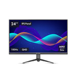 MarQ by Flipkart 60.96 cm (24 inch) Quad HD LED Backlit IPS Panel Monitor (24QHDMIQCCYP)  (Adaptive Sync, Response Time: 5 ms, 100 Hz Refresh Rate)