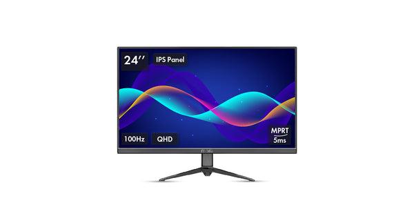 MarQ by Flipkart 60.96 cm (24 inch) Quad HD LED Backlit IPS Panel Monitor (24QHDMIQCCYP)  (Adaptive Sync, Response Time: 5 ms, 100 Hz Refresh Rate)