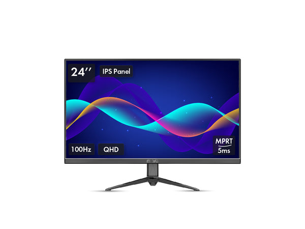 MarQ by Flipkart 60.96 cm (24 inch) Quad HD LED Backlit IPS Panel Monitor (24QHDMIQCCYP)  (Adaptive Sync, Response Time: 5 ms, 100 Hz Refresh Rate)