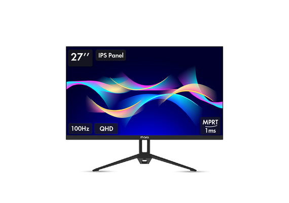 MarQ by Flipkart 68.58 cm (27 inch) Quad HD LED Backlit IPS Panel Monitor (27QHDMIQNN53P)  (Adaptive Sync, Response Time: 1 ms, 165 Hz Refresh Rate)