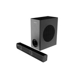 MarQ by Flipkart Thunder 60, 60 Watts, 2.1 Channel, Immersive cinematic experience, EQ Modes 60 W Bluetooth Soundbar  (Black, 2.1 Channel)