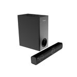 MarQ by Flipkart Thunder 60, 60 Watts, 2.1 Channel, Immersive cinematic experience, EQ Modes 60 W Bluetooth Soundbar  (Black, 2.1 Channel)