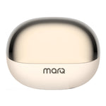 MarQ by Flipkart Rhythm Q1050 42 Hours Playtime Type C Fast Charging Bluetooth Quad Mic ANC Bluetooth  (Beige, True Wireless)