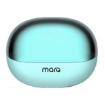 MarQ by Flipkart Rhythm Q1050 42 Hours Playtime Type C Fast Charging Bluetooth Quad Mic ANC Bluetooth  (Cyan, True Wireless)