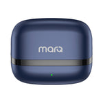 MarQ by Flipkart Rhythm Q0824 30 Hours Playtime Type C Fast Charging Bluetooth Dual Mic ENC Bluetooth  (Blue, True Wireless)