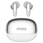 MarQ by Flipkart Rhythm Q1035 72 Hours Playtime Type C Fast Charging Bluetooth Six Mic ANC Bluetooth  (Silver, True Wireless)