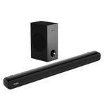 MarQ by Flipkart Thunder 120, 120 Watts, 2.1 Channel, Immersive cinematic experience, EQ Modes 120 W Bluetooth Soundbar  (Black, 2.1 Channel)