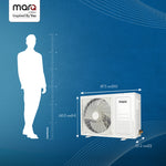 MarQ by Flipkart 2024 Range 2 Ton 3 Star Split Inverter 4-in-1 Convertible with Turbo Cool Technology AC - White  (203IPG23WQ, Copper Condenser)