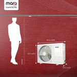 MarQ by Flipkart 2025 1 Ton 3 Star Split Inverter 5-in-1 Convertible with Turbo Cool Technology AC - White  (103IPG25WQV2, Copper Condenser)