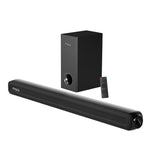 MarQ by Flipkart Thunder 120, 120 Watts, 2.1 Channel, Immersive cinematic experience, EQ Modes 120 W Bluetooth Soundbar  (Black, 2.1 Channel)