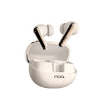 MarQ by Flipkart Rhythm Q1050 42 Hours Playtime Type C Fast Charging Bluetooth Quad Mic ANC Bluetooth  (Beige, True Wireless)