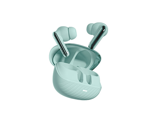 MarQ by Flipkart Rhythm Q1035 72 Hours Playtime Type C Fast Charging Bluetooth Six Mic ANC Bluetooth  (Green, True Wireless)