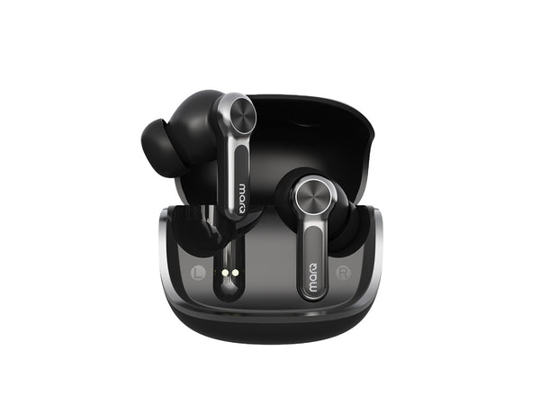 MarQ by Flipkart Rhythm Q1324 45 Hours Playtime Type C Fast Charging Bluetooth Quad Mic ENC Bluetooth  (Black, True Wireless)