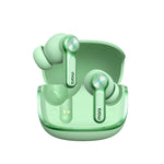 MarQ by Flipkart Rhythm Q1324 45 Hours Playtime Type C Fast Charging Bluetooth Quad Mic ENC Bluetooth  (Green, True Wireless)