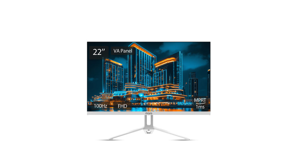 MarQ by Flipkart 55.88 cm (22 inch) Full HD LED Backlit VA Panel Monitor (Office Monitor)  (Adaptive Sync, Response Time: 1 ms, 100 Hz Refresh Rate)