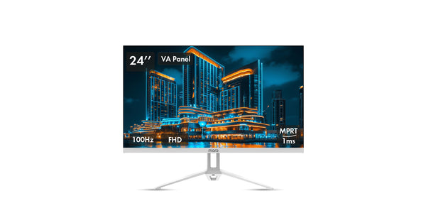 MarQ by Flipkart 60.96 cm (24 inch) Full HD LED Backlit VA Panel Monitor (24FHDMEQNNXO)  (Response Time: 1 ms, 100 Hz Refresh Rate)