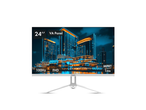 MarQ by Flipkart 60.96 cm (24 inch) Full HD LED Backlit VA Panel Monitor (24FHDMEQNNXO)  (Response Time: 1 ms, 100 Hz Refresh Rate)
