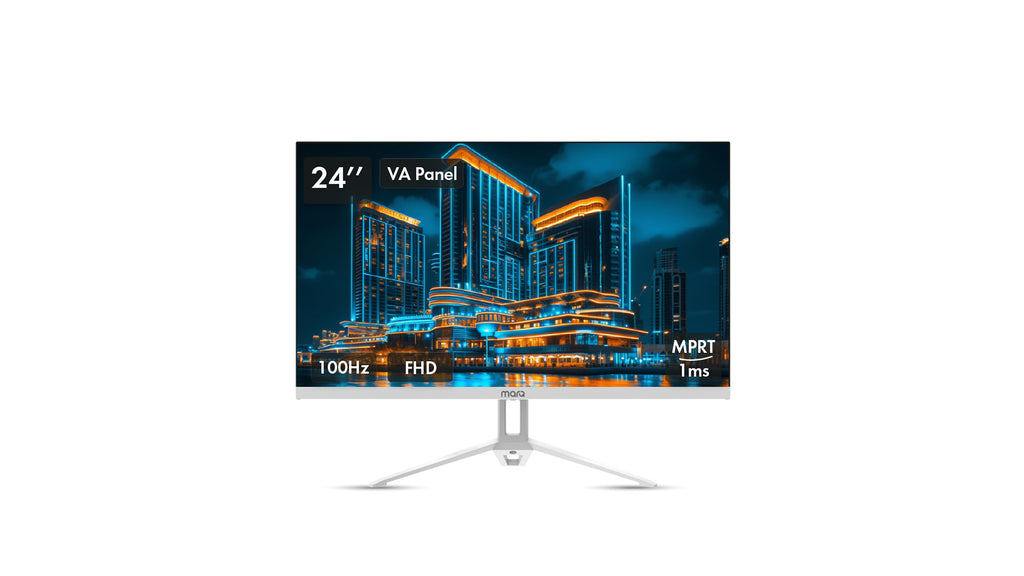 MarQ by Flipkart 60.96 cm (24 inch) Full HD LED Backlit VA Panel Monitor (24FHDMEQNNXO)  (Response Time: 1 ms, 100 Hz Refresh Rate)