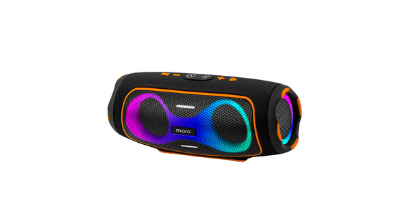 MarQ by Flipkart Party Pod with Powerful Dual Drivers, Upto 6Hrs of Playback, TWS Mode 50 W Bluetooth Speaker (Black, 2.0 Channel)