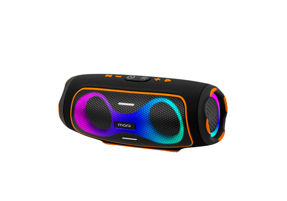 MarQ by Flipkart Party Pod with Powerful Dual Drivers, Upto 6Hrs of Playback, TWS Mode 50 W Bluetooth Speaker (Black, 2.0 Channel)