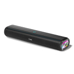 MarQ by Flipkart Thunder with Dual Drivers, Upto 8Hrs of Playback, RGB LED lights 40 W Bluetooth Soundbar (Black, 2.0 Channel)