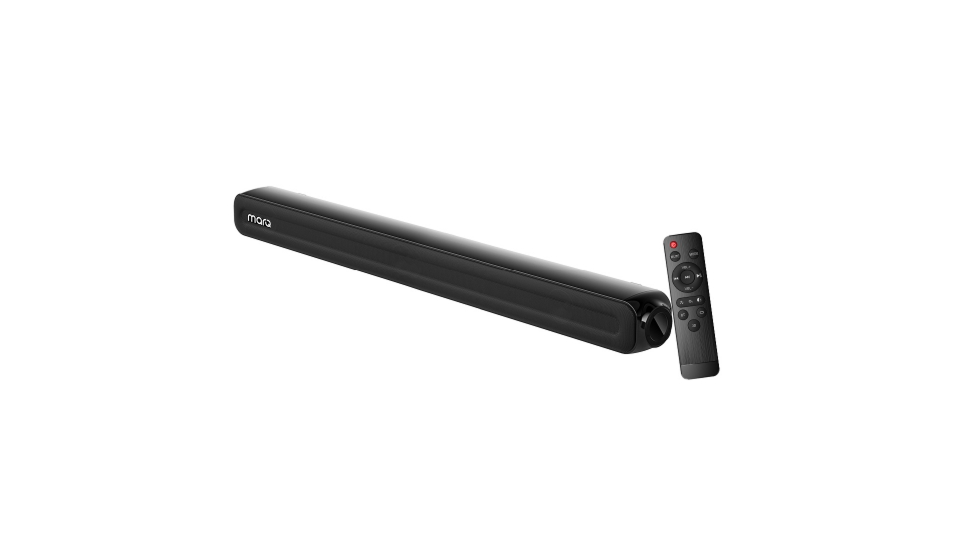 MarQ by Flipkart Thunder 100, 100 Watts, 2.0 Channel, Immersive cinematic experience, EQ Modes 100 W Bluetooth Soundbar  (Black, 2.0 Channel)