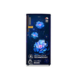 MarQ by Flipkart 183 L Direct Cool Single Door 2 Star Refrigerator with Aroma Lock Technology & Toughened Glass Shelves  (BIOOM BLUE, 180BD2MQ24-BB)