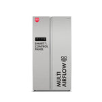 MarQ by Flipkart 584 L Frost Free Side by Side Refrigerator with Smart Control Panel, Fresh Lock and Multi Airflow Technology  (Silver, 584MS025MQS)