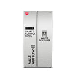 MarQ by Flipkart 584 L Frost Free Side by Side Refrigerator with Water Dispenser, Fresh Lock and Multi Airflow Technology  (Silver, 584MS025MQSD)