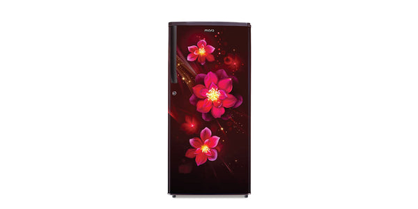 MarQ by Flipkart 183 L Direct Cool Single Door 2 Star Refrigerator with Aroma Lock Technology & Toughened Glass Shelves  (DAHLIA WINE, 180BD2MQ24-DW)