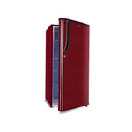 MarQ by Flipkart 183 L Direct Cool Single Door 2 Star Refrigerator with Aroma Lock Technology & Toughened Glass Shelves  (SOLID WINE, 180BD2MQ24-SW)