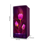MarQ by Flipkart 208 L Direct Cool Single Door 2 Star Refrigerator with Powerful Inverter Compressor & Large Vegetable Basket  (Merlot Bloom, 205BD2MQ24-TWA)