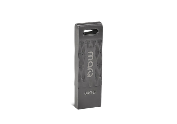 MarQ by Flipkart MQPD_64_U32 64 GB Pen Drive Compatible with Desktop Computer, Laptop, Television USB 3.2 Metal Case  (Silver)