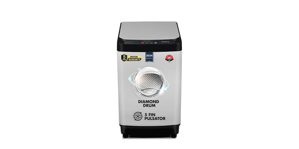 MarQ by Flipkart 6.5 kg Fully Automatic Top Load Washing Machine Grey  (MQTL655NNNEG)