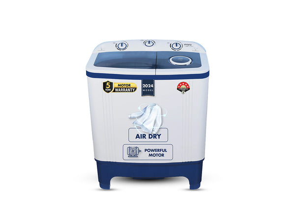 MarQ by Flipkart 7 kg 5 Star Rating Innowash Range Semi Automatic Top Load Washing Machine Blue, White  (MQSA705NNNDN)