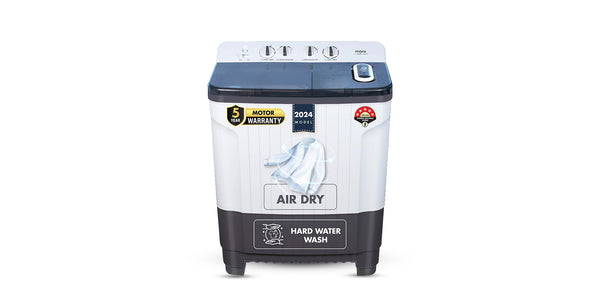 MarQ by Flipkart 9 kg 5 Star Rating Innowash Range Semi Automatic Top Load Washing Machine White, Grey  (MQSA905NNNDG)