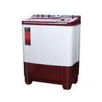 MarQ by Flipkart 10 kg Semi Automatic Top Load Washing Machine Maroon, White  (MQSA1005NNNKM)