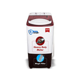 MarQ by Flipkart by Flipkart 8 kg Washer only Maroon, White  (MQVWA800NNNLB)