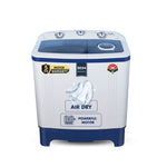 MarQ by Flipkart 6.5 kg 5 Star Rating Innowash Range Semi Automatic Top Load Washing Machine Blue, White  (MQSA655NNNDN / MQSA65H5M)