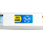 MarQ by Flipkart 2025 1 Ton 3 Star Split Inverter 5-in-1 Convertible with Turbo Cool Technology AC - White  (103IPG25WQV2, Copper Condenser)